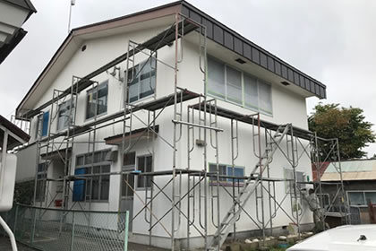 建人舎の外壁・屋根塗装工事