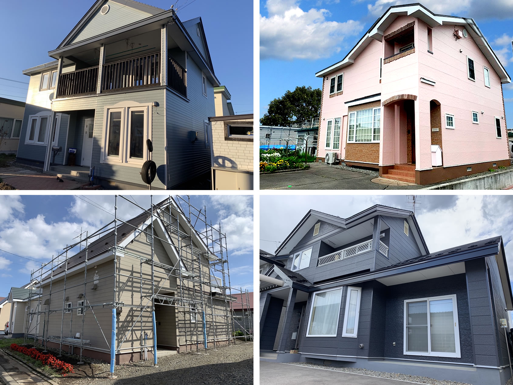 建人舎の外壁・屋根塗装工事・各種塗り替え工事